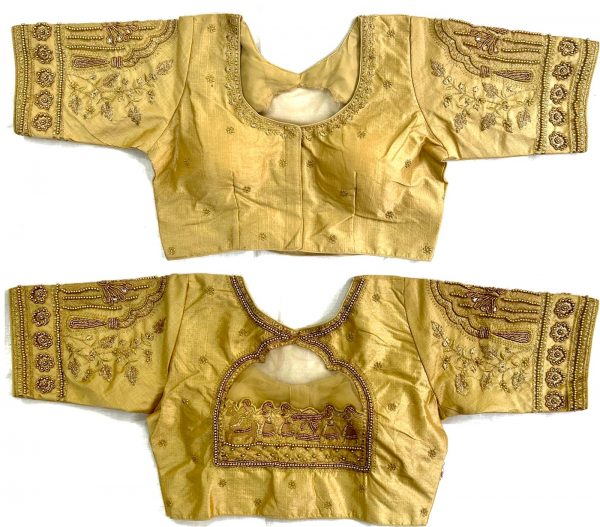 Phantom Silk Blouse in Fabulous Golden Colour Blouses